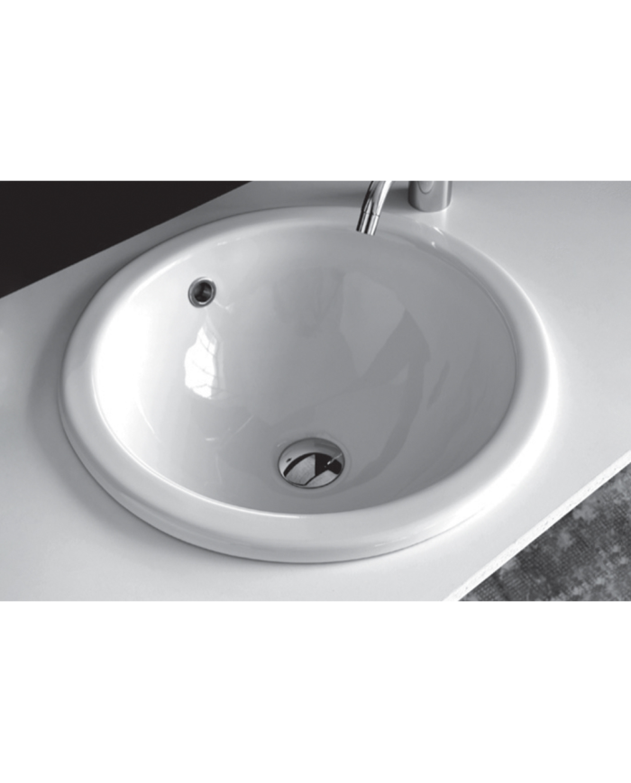 Lavabo sous plan sottopiano Bleu Provence