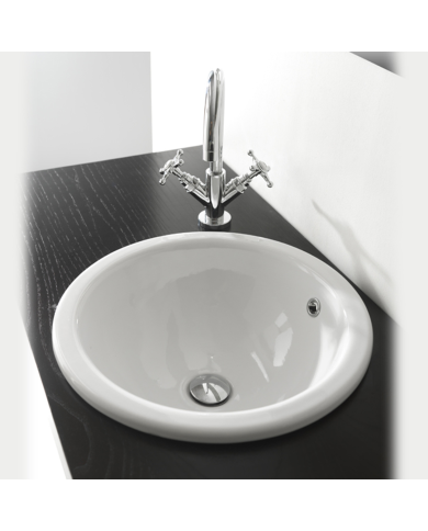 Lavabo sous plan sottopiano Bleu Provence