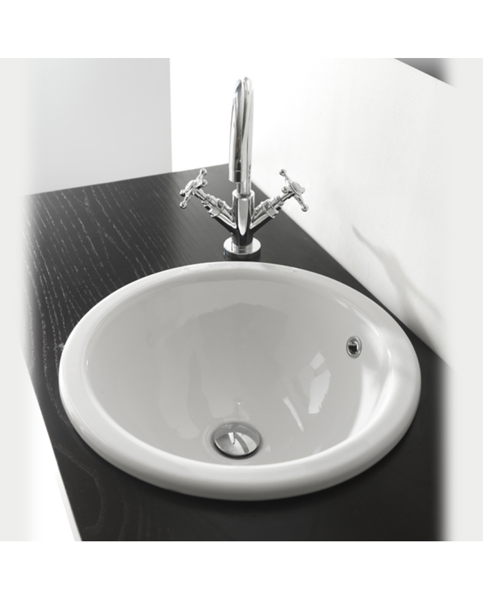 Lavabo sous plan sottopiano Bleu Provence