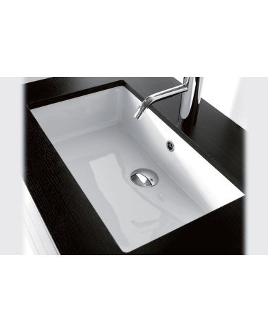 Lavabo sous plan rectangulaire P34.5 Bleu Provence