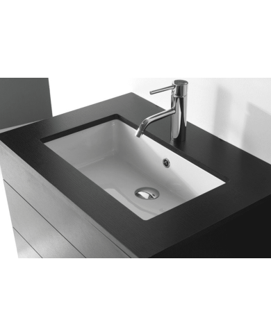 Lavabo sous plan rectangulaire P34.5 Bleu Provence