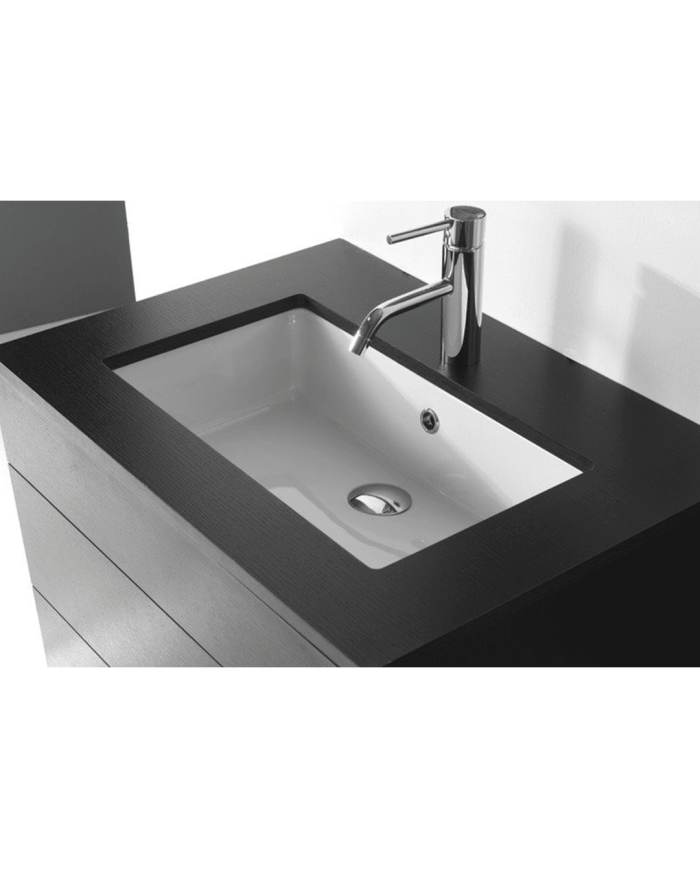 Lavabo sous plan rectangulaire P34.5 Bleu Provence