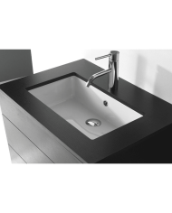 Lavabo sous plan rectangulaire P34.5 Bleu Provence