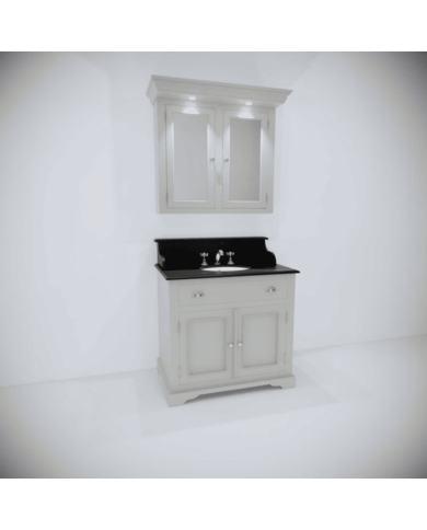 Meuble lavabo 1 vasque et miroir Kent Aqua Prestige