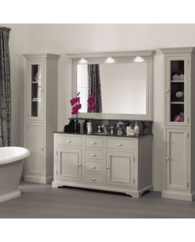 Meuble lavabo 1 vasque et miroir Carlton Aqua Prestige