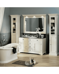 Meuble lavabo 1 vasque et miroir Carlton Aqua Prestige