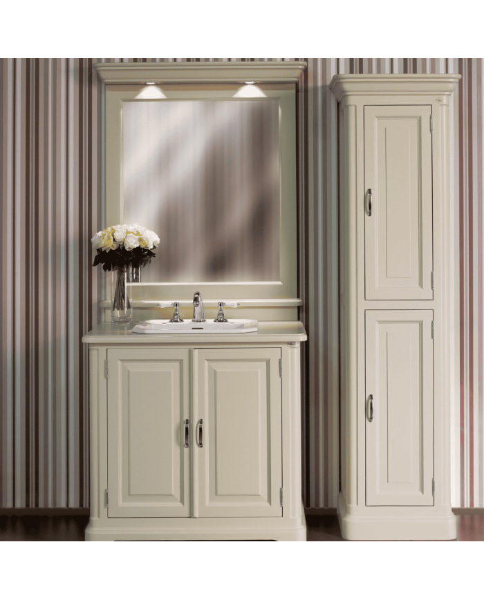 Meuble lavabo 1 vasque et miroir Regent 96 Aqua Prestige