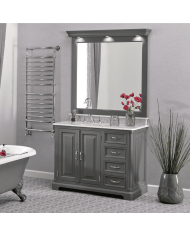 Meuble lavabo 1 vasque et miroir Regent 118 Aqua Prestige