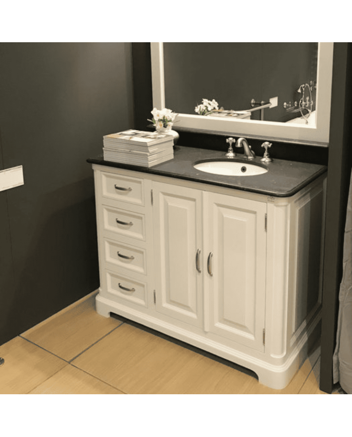 Meuble lavabo 1 vasque et miroir Regent 118 Aqua Prestige