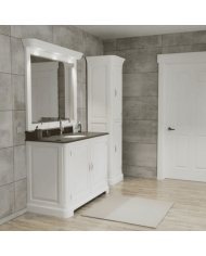 Meuble lavabo 1 vasque et miroir Regent 121 Aqua Prestige