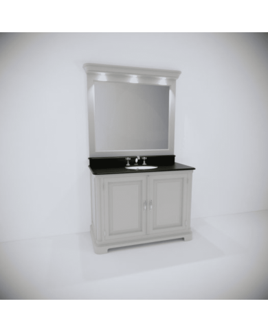 Meuble lavabo 1 vasque et miroir Regent 121 Aqua Prestige