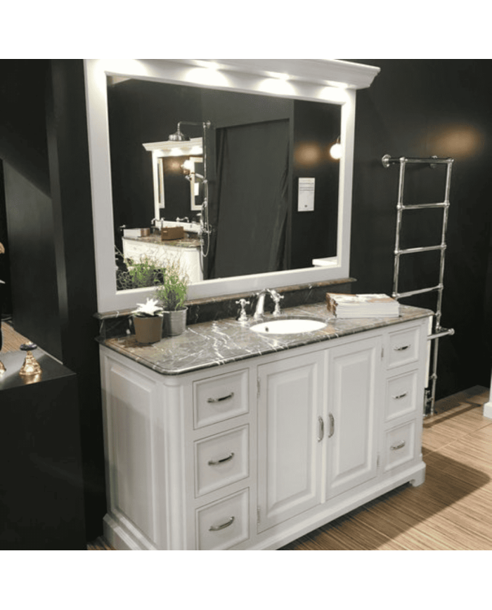 Meuble lavabo 1 vasque et miroir Regent 155 Aqua Prestige