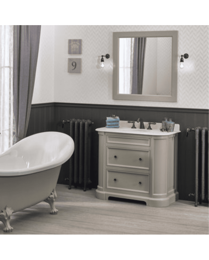 Meuble 1 vasque et miroir Elysée 99 Aqua Prestige