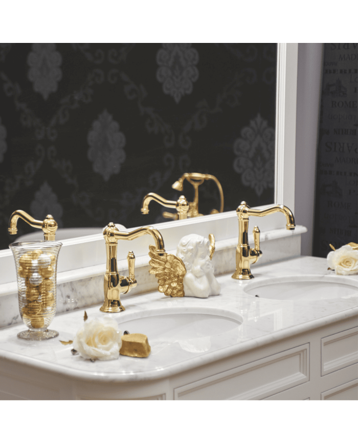 Meuble 2 vasques et miroir Elysée 148 Aqua Prestige