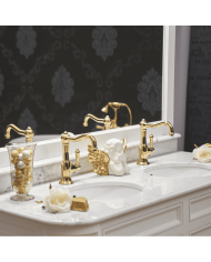 Meuble 2 vasques et miroir Elysée 148 Aqua Prestige