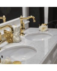 Meuble 2 vasques et miroir Elysée 148 Aqua Prestige