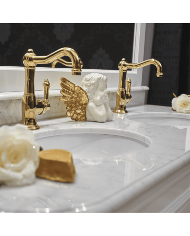 Meuble 2 vasques et miroir Elysée 148 Aqua Prestige