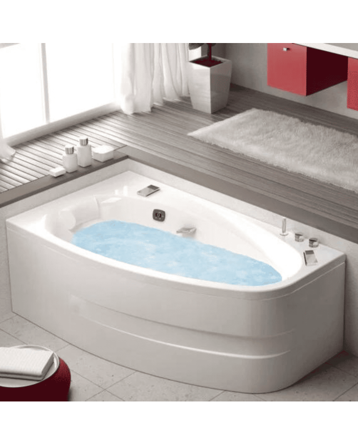 Baignoire balnéo d'angle 180x100 - Milonga - Kinedo