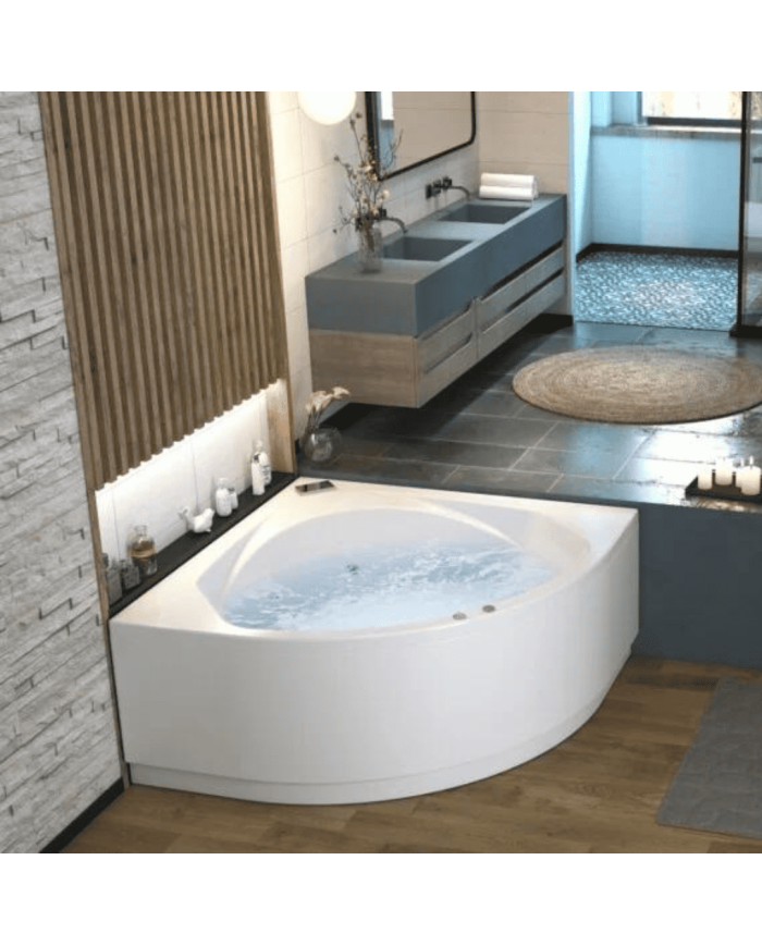 Baignoire balnéo d'angle 140x140 - Otea - Kinedo