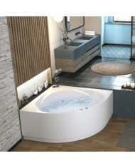 Baignoire balnéo d'angle 140x140 - Otea - Kinedo