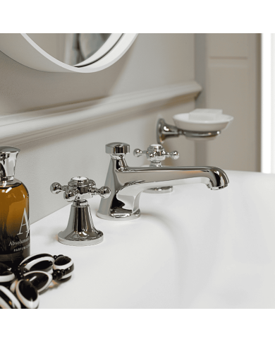 Mélangeur lavabo en croix + aérateur - Agora - Zucchetti