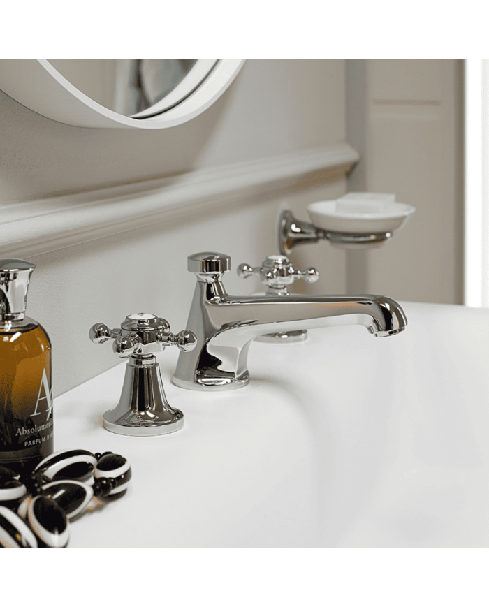 Mélangeur lavabo en croix + aérateur - Agora - Zucchetti