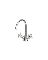 Mélangeur lavabo monotrou croix bec fixe - Agora - Zucchetti