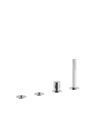 Mélangeur bain-douche sur gorge 4 trous - Venezia - Fantini