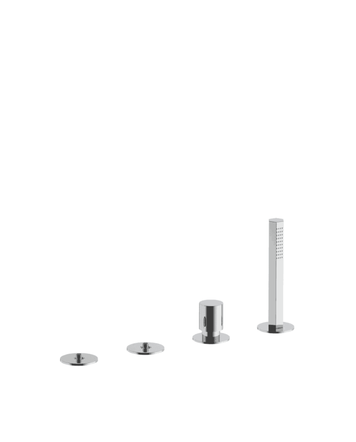 Mélangeur bain-douche sur gorge 4 trous - Venezia - Fantini