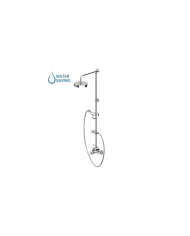 Colonne douche + thermostatique croix - Agora - Zucchetti