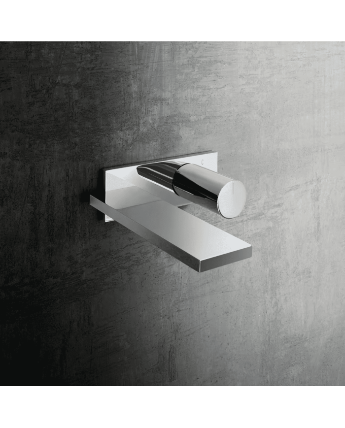 Mitigeur lavabo mural avec plaque - Milano - Fantini