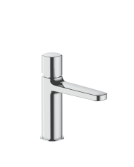 Mitigeur lavabo chromé design Lamé Fantini, bec plat, finition brillante