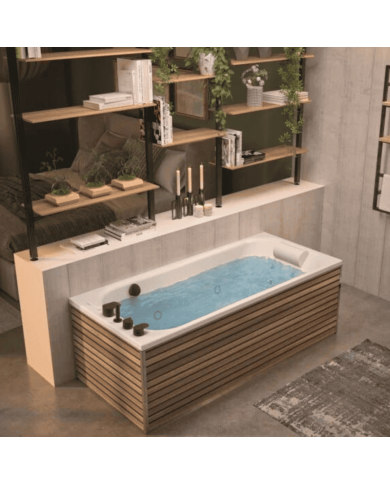 Baignoire balnéo 180x80 - Zumba - Kinedo