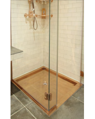 Bac à douche 90x150 cm Bleu Provence