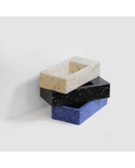 Lave-mains bleu nuit 36cm Flush 3 Clou