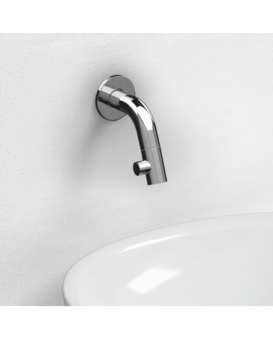 Lave-mains bleu nuit 36cm Flush 3 Clou