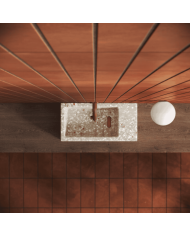 Lave-mains Terra clair 36cm Flush 3 Clou