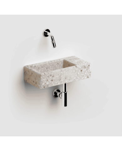 Lave-mains Terra clair 36cm Flush 3 Clou