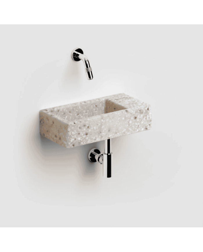 Lave-mains Terra clair 36cm Flush 3 Clou