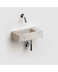 Lave-mains Terra clair 36cm Flush 3 Clou