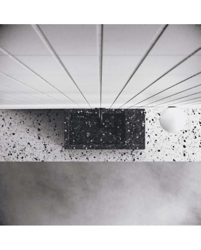 Lave-mains Noir galaxie 36cm Flush 3 Clou