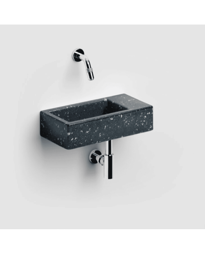 Lave-mains Noir galaxie 36cm Flush 3 Clou