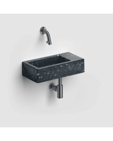 Lave-mains Noir galaxie 36cm Flush 3 Clou