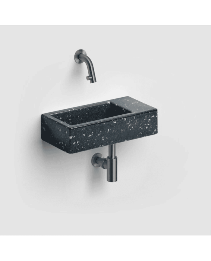 Lave-mains Noir galaxie 36cm Flush 3 Clou