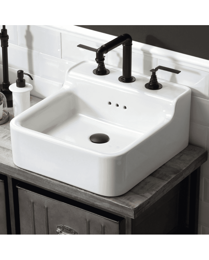 Lavabo 44cm - Industrialis Bleu Provence