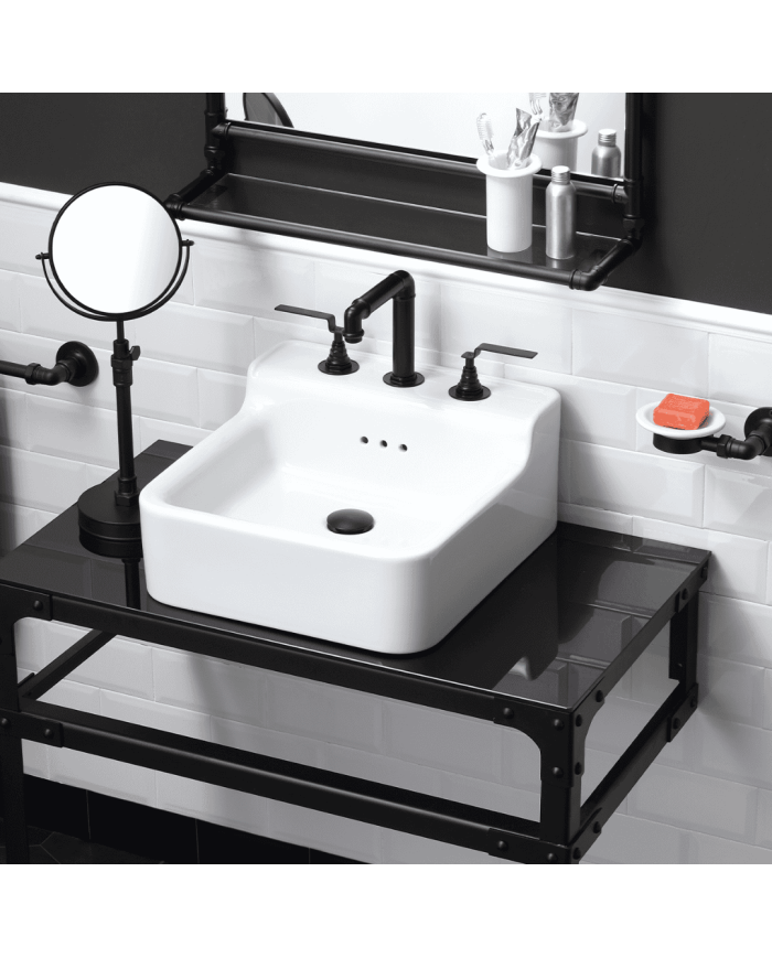 Lavabo 44cm - Industrialis Bleu Provence