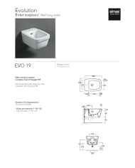 Bidet suspendu - Simas