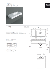 Lavabo 100 Henges - Simas