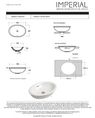 Lavabo à poser Regent Imperial
