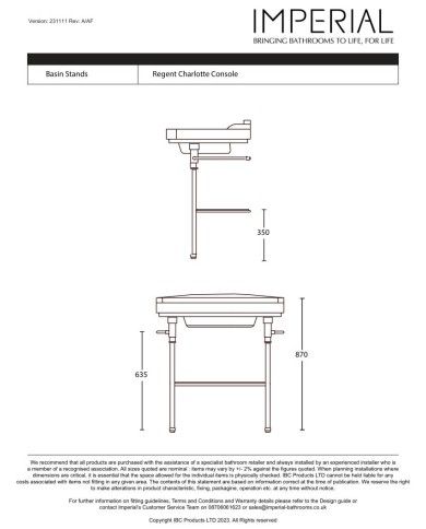 Meuble Charlotte - Regent Imperial